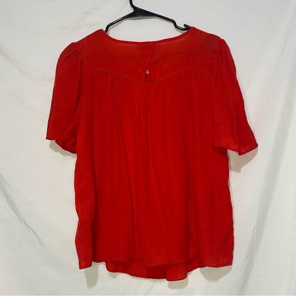 Nanette Lepore flutter sleeve blouse - Picture 4 of 6